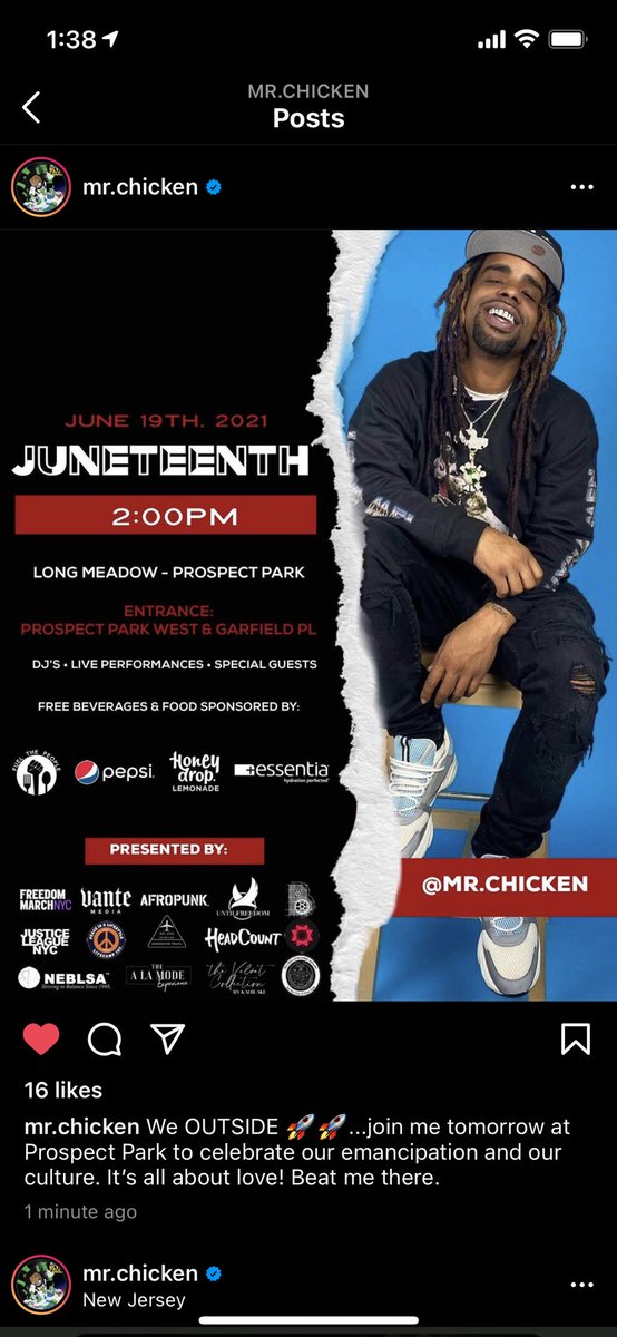mrrocketyear's tweet photo. MEET ME THERE BROOKLYN PROSPECT PARK WE GOING UP 🚀🚀🚀 https://t.co/bHumK9qz1l
