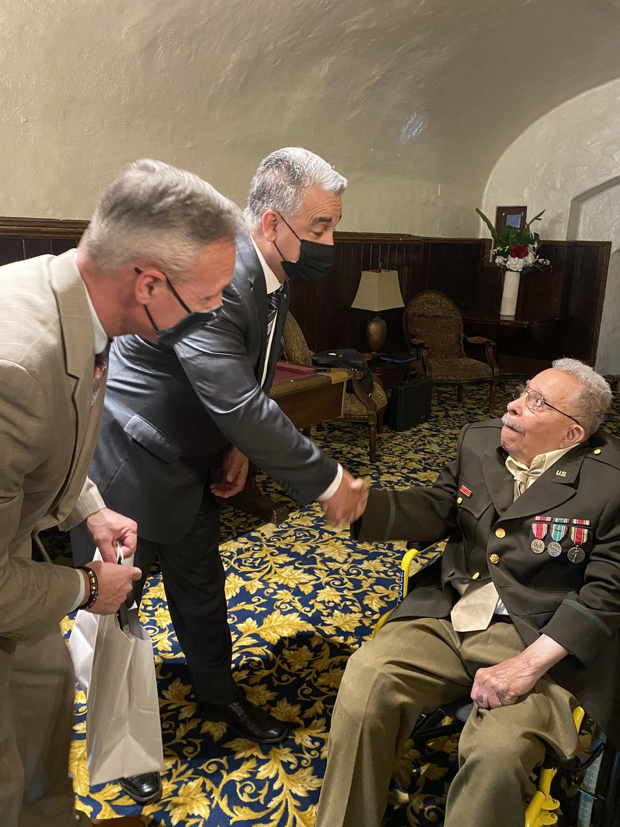 The SBA had the honor to be present today as the U.S. Army awarded the Purple Heart to 99-year old WWII Vet &amp; Ret NYPD Sgt Osceola ‘Ozzie’ Fletcher. 

Fletcher received the Purple Heart 76 years after being wounded during the Battle of Normandy. 
 
He is a true American Hero!