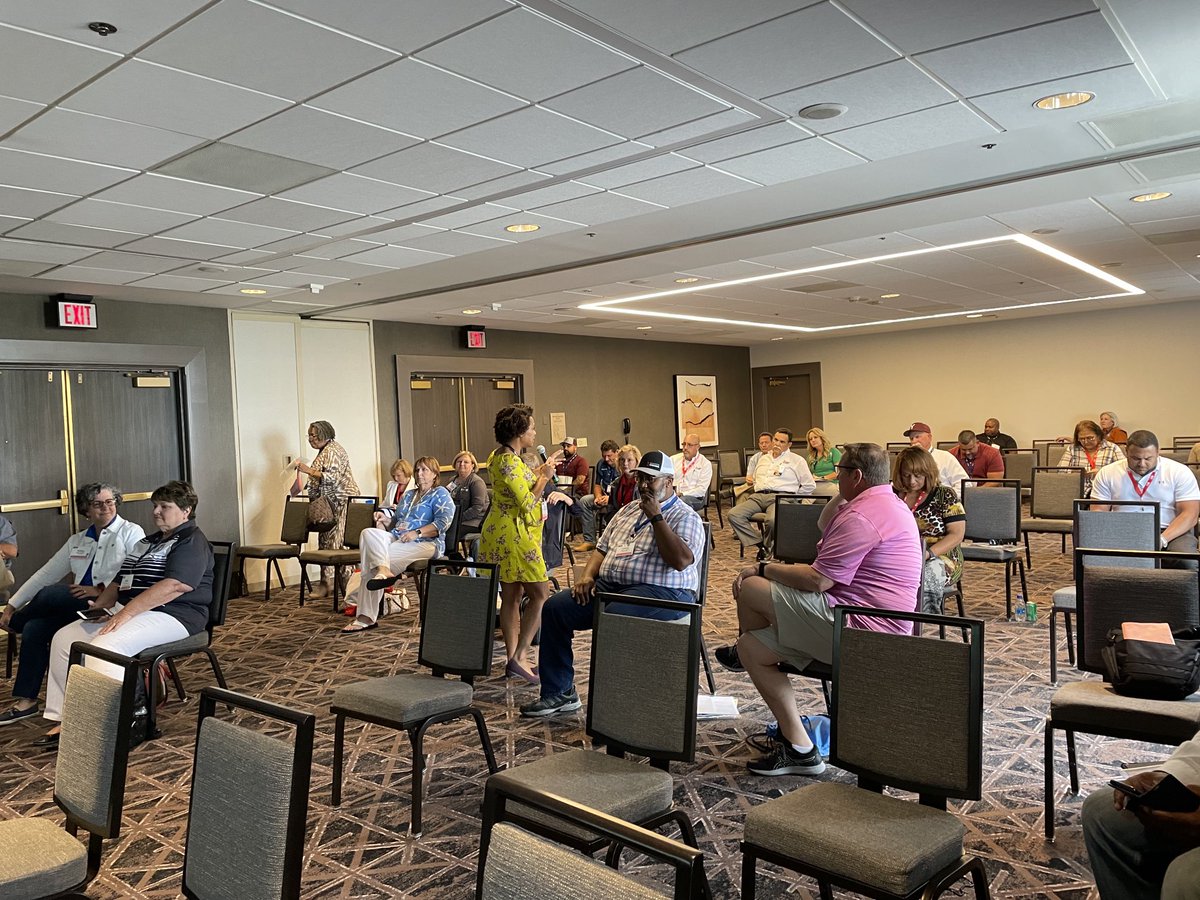 Finished two great sessions w/ Texas  board trustees at #TASBsli on starting discussions about race and other challenging identity topics. Just a start to an conversation that will be met with action in the board room. #antiracism #goverance #dialogue