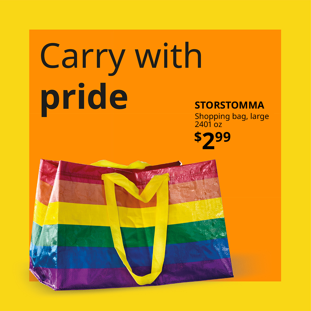 STORSTOMMA Shopping bag, large, multicolor, 2401 oz - IKEA