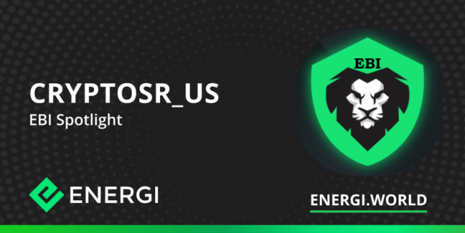 energi's tweet photo. CryptosR_Us is talking security in DeFi in his latest video.

He spotlights the Energi Bureau of Investigations as an example of how #Energi is increasing security in the space. 

Watch it now: https://t.co/InfFAkpnva https://t.co/zEp8JUmr4H