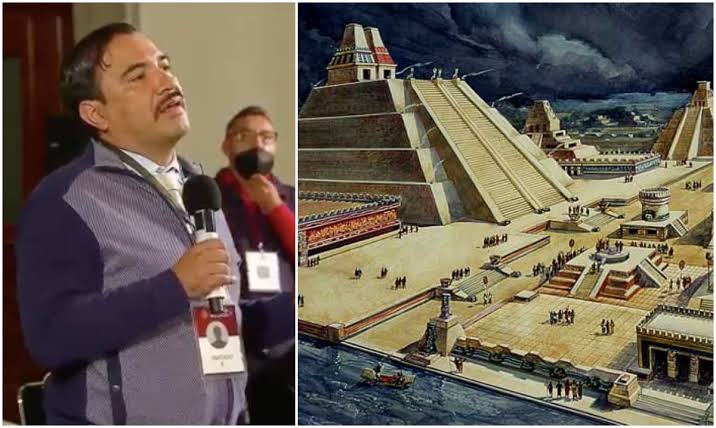 pauvalpa's tweet photo. En preguntas sin razón a AMLO en #Lamananera pide "comunicador" reconstruya Tenochtitlan, emulando a Disneylandia:
-No pueden terminar con un aeropuerto
-Deslindar responsabilidades por neglicencia #MetroCDM
-Dar medicamentos a niños con cáncer
#Tenochtiland https://t.co/r7JI8s00rT