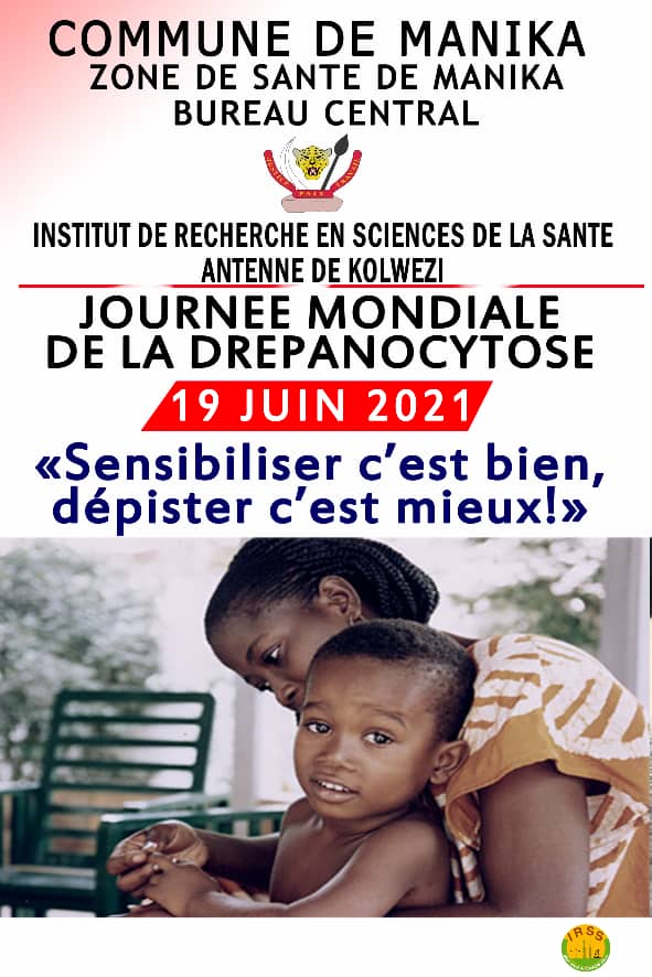 mus_muk's tweet photo. #JourneeMondialedelaDrepanocytose
"Sensibiliser c'est bien, dépister c'est mieux".
En soutien à notre action de sensibilisation, merci de partager pour atteindre ke plus de personnes.
Nous sommes TOUS concernés !
@MinSanteRDC
@AfricanUnionDRC @radiookapi @prioritesante @TopCongo https://t.co/YZyc74xPjl