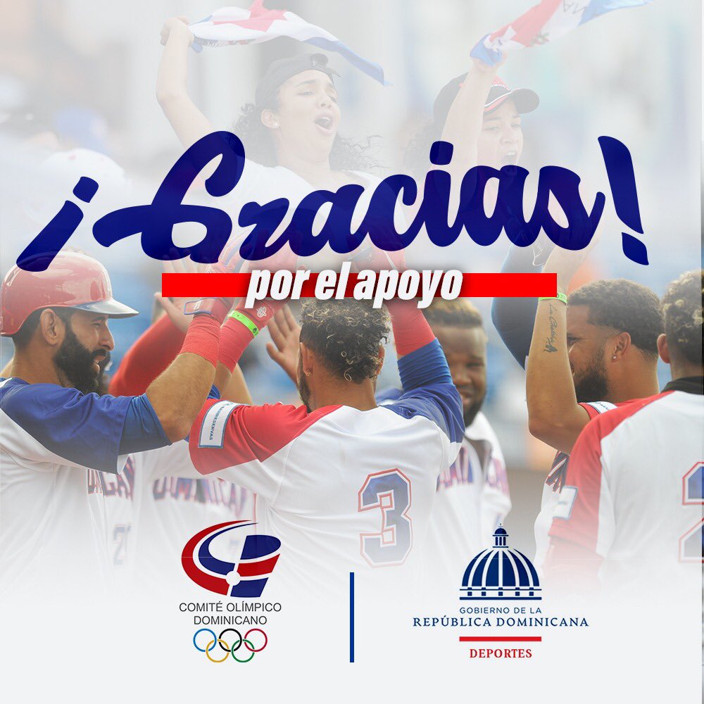 probeisbolrd's tweet photo. Gracias a @miderec_rd y @COLIMDO por el apoyo en nuestra misión. ¡Juntos lo lograremos! #ArribaRD🇩🇴 #RoadToTokyo https://t.co/kkjco6k8pP