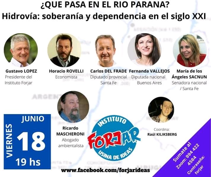 En minutos vamos a estar exponiendo en el conversatorio organizado por el Instituto Forjar, junto a @sacnun, <a href="/gustavoflopez/">Gustavo López</a>, <a href="/delfradecarlos/">Carlos del Frade</a> y <a href="/HoracioRovelli/">Horacio Rovelli</a> 👇