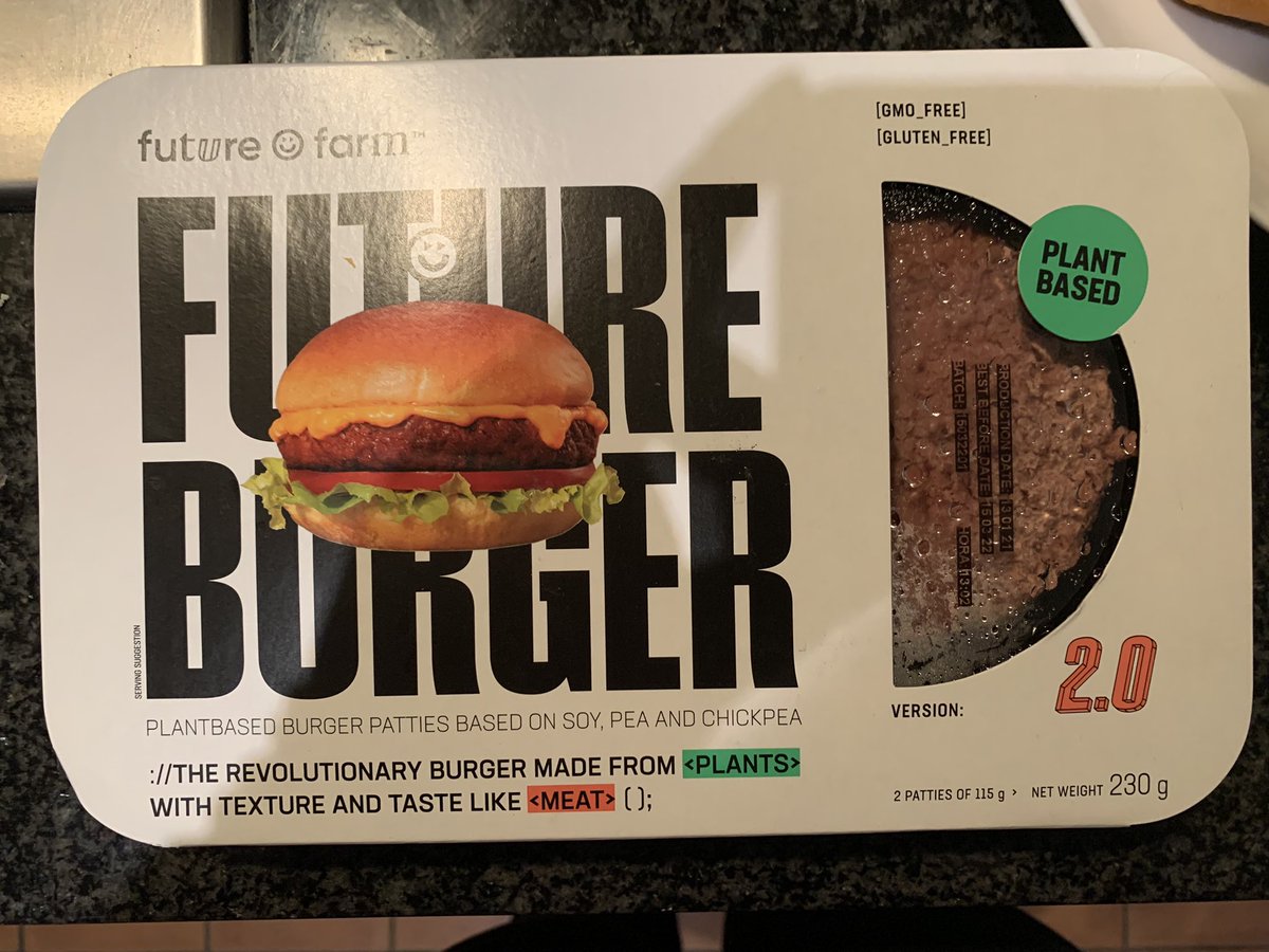 SamwiseBanshee's tweet photo. Tried these bad boys out tonight. Well. Yum. Would eat them again #futureburger https://t.co/I3KN4AJCQM