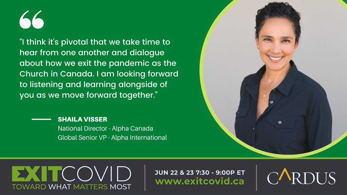 cardusca's tweet image. @shailavisser is the National Director of Alpha Canada and the Global Senior Vice-President for Alpha International. Shaila has a heart for people coming to know Jesus and is passionate about helping the local church flourish.