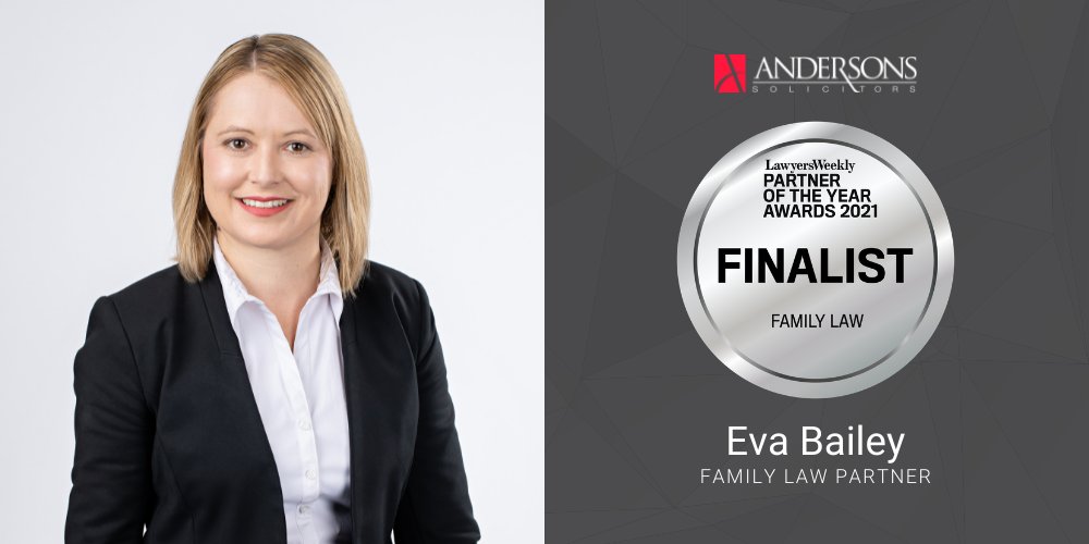Congratulations to #FamilyLaw Partner, Eva Bailey, who has been named as a finalist for the #LawyersWeekly “Partner of the Year Award”!

Eva is a valuable part of our team and we're excited to celebrate this recognition.

Find out more here: lawyersweekly.com.au/partner-of-the…