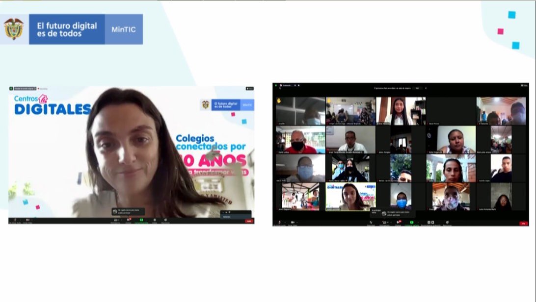 karenabudi's tweet photo. ¡Realizamos el primer encuentro virtual, con más de 4.000 familias conectadas en los 682 #ColegiosConInternetGratis instalados! Rectores, padres, estudiantes y la comunidad son la razón por la que trabajamos incansablemente. ¡Entregamos todo para que cuenten con oportunidades! https://t.co/JTQsGhUU3Q