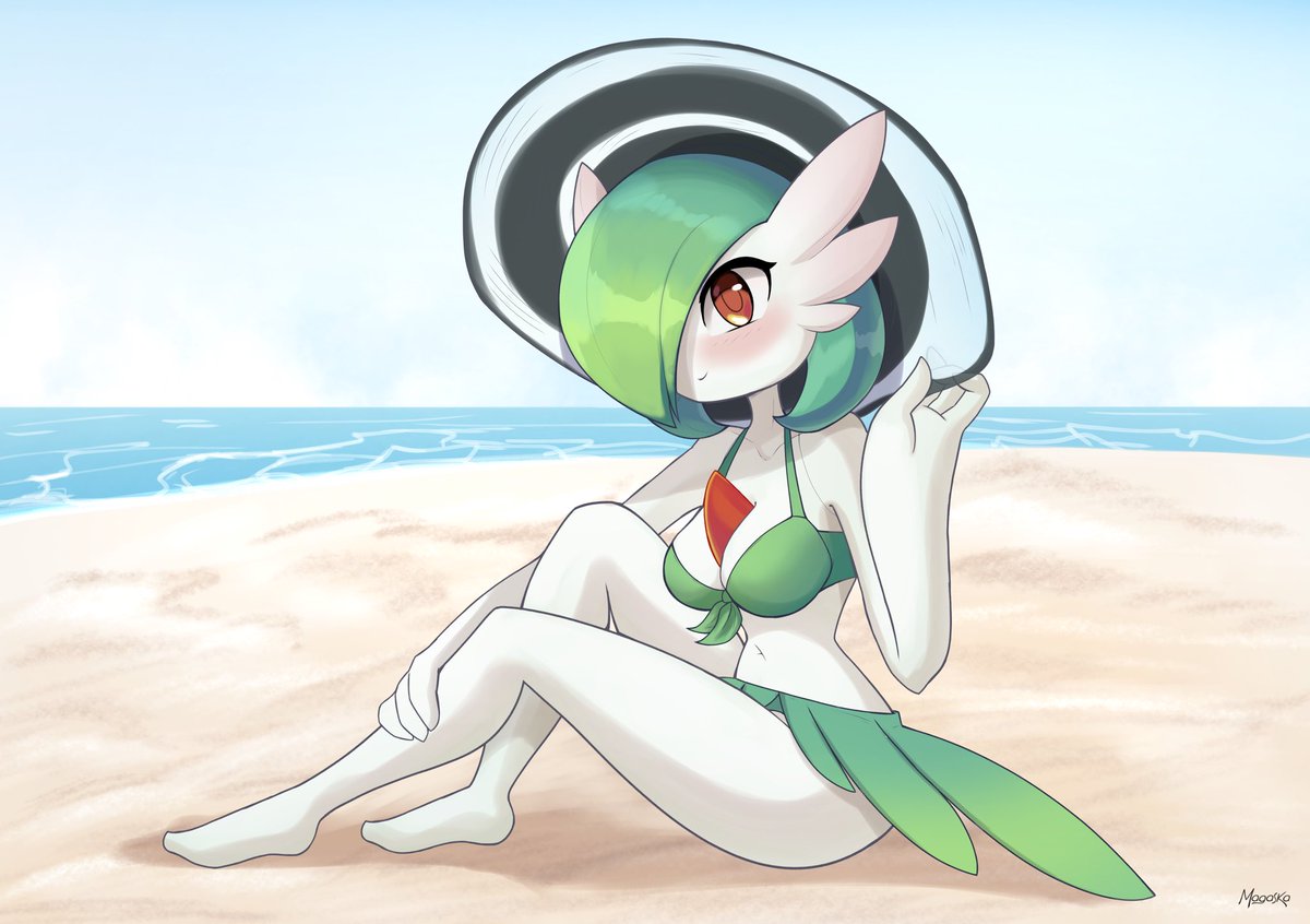 Commission finished for @AustinM21699858 Swimsuit Gardevoir 💚 💛 #Pokemon ...