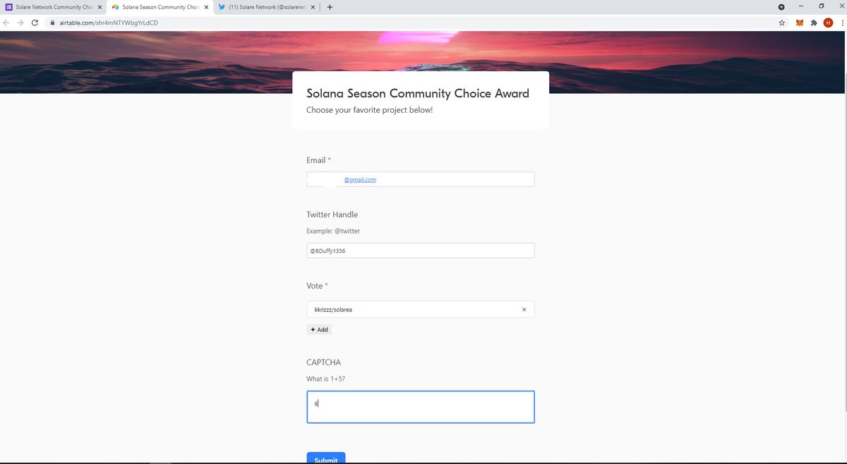 MarkEthh_'s tweet photo. #SOLANA #solarenetwork #Airdrop #Solanasummer
Vote Solare on the Solana Season Community Choice award
https://t.co/MwUSoo5dZq https://t.co/gYihHwVGeX