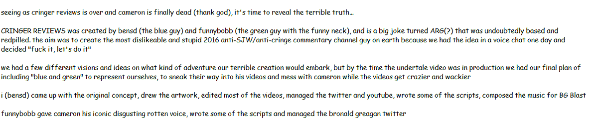 Cringer_Reviews's tweet photo. cameron is dead and now we are free https://t.co/zBuDxMAmT8