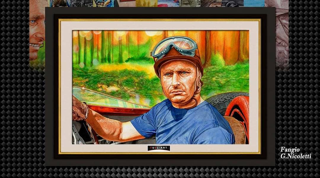 paolantonio67's tweet photo. Homenaje de los artistas de FUEL-ART al mas grande corredor de todos los tiempos, Juan Manuel Fangio, en la semana del aniversario de su nacimiento. 24/6/1911 https://t.co/LKLzuS6zUu