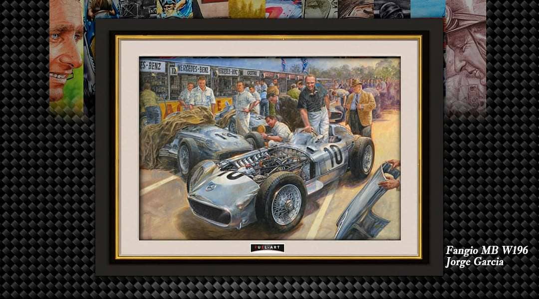 paolantonio67's tweet photo. Homenaje de los artistas de FUEL-ART al mas grande corredor de todos los tiempos, Juan Manuel Fangio, en la semana del aniversario de su nacimiento. 24/6/1911 https://t.co/LKLzuS6zUu