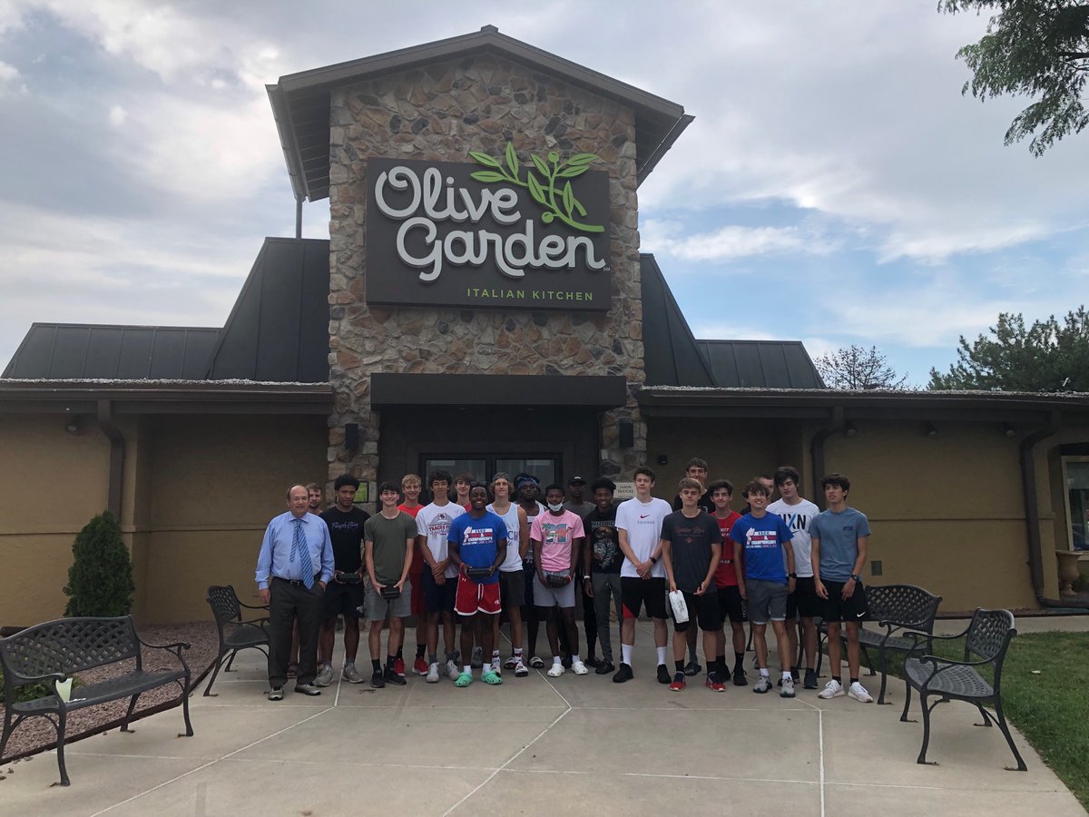 Marist Track and Field TEAM pasta party the night before the IHSA State Championships in Champaign, Illinois