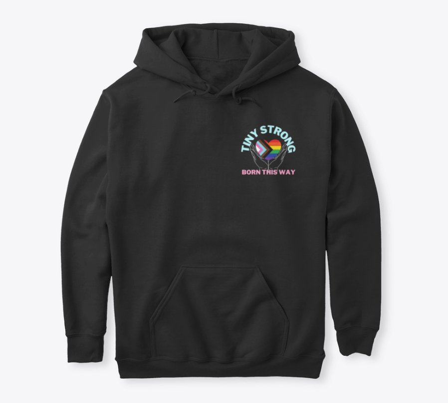 teenytinyneigh's tweet photo. Pspspsp hey twitch chat, girls, gays, theys and everyone in between! #TinyStrong merch collection launched today! From now until the end of the year all profits are being donated to the Trevor Project and every sale after that date 50% of profits will be donated! #thetinyside https://t.co/ACbo1yHsoB