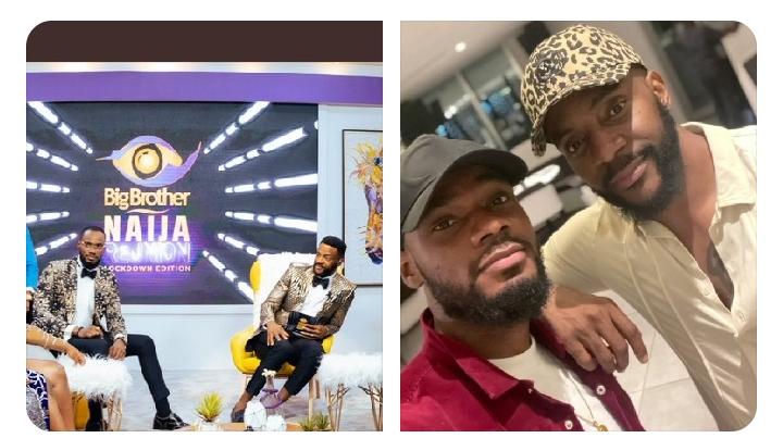 Kharhleesi's tweet photo. Prince Nelson was shading one illiterate, P H E teacher started hyperventilating 😁😁😁
I don't understand this light skin people...small thing ,you turn red.

#BBNaijaReunion https://t.co/4Ik5SsLArG