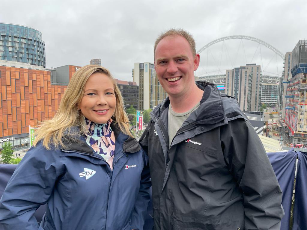 We’ve been on the go since 7:30 this morning and ready to do it all again tomorrow. Top team. Proud to be part of our coverage. <a href="/SashaSpratt/">Sasha Spratt</a> and cameraman Tony