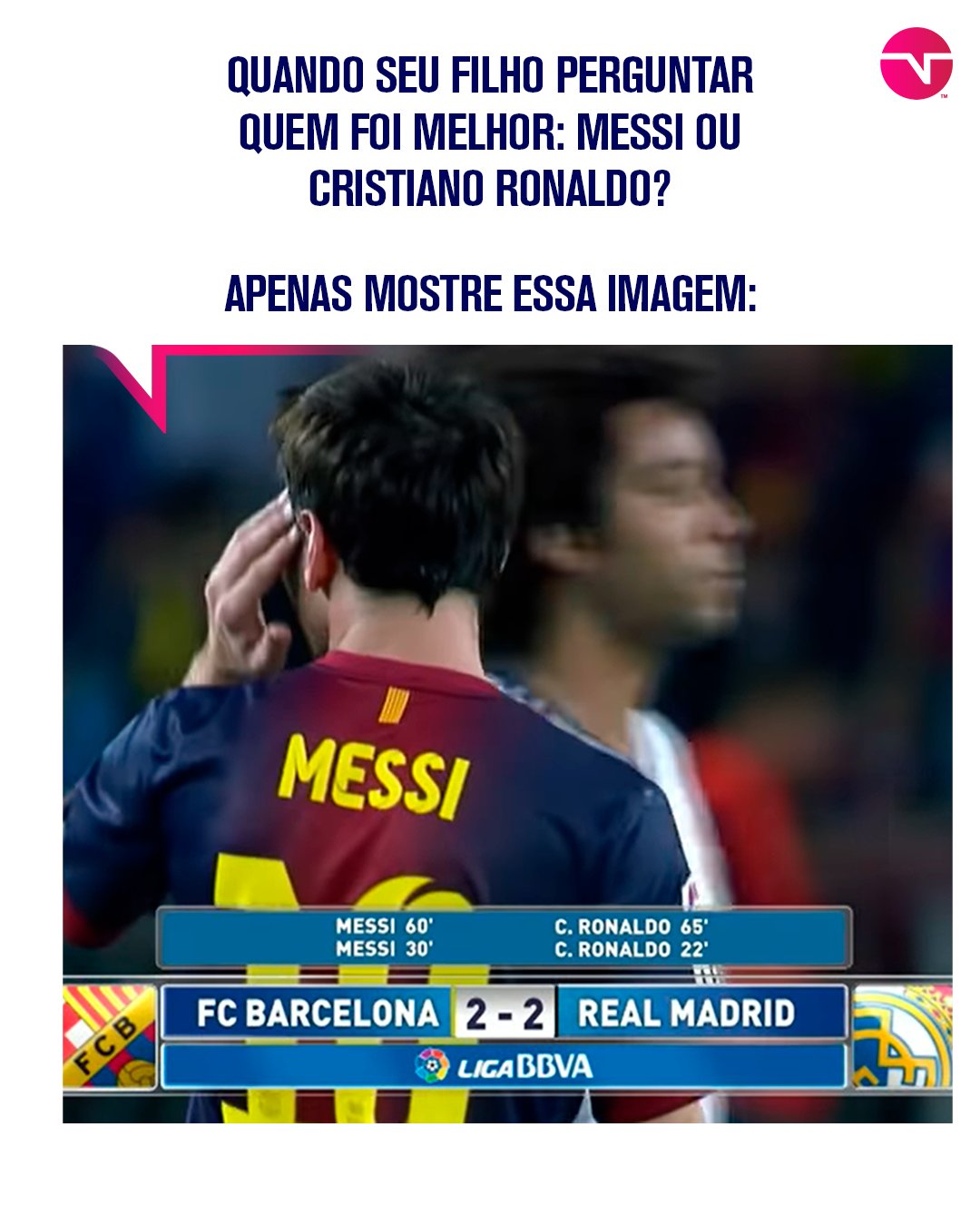 Messi ou CR7: quem é melhor? #Publi