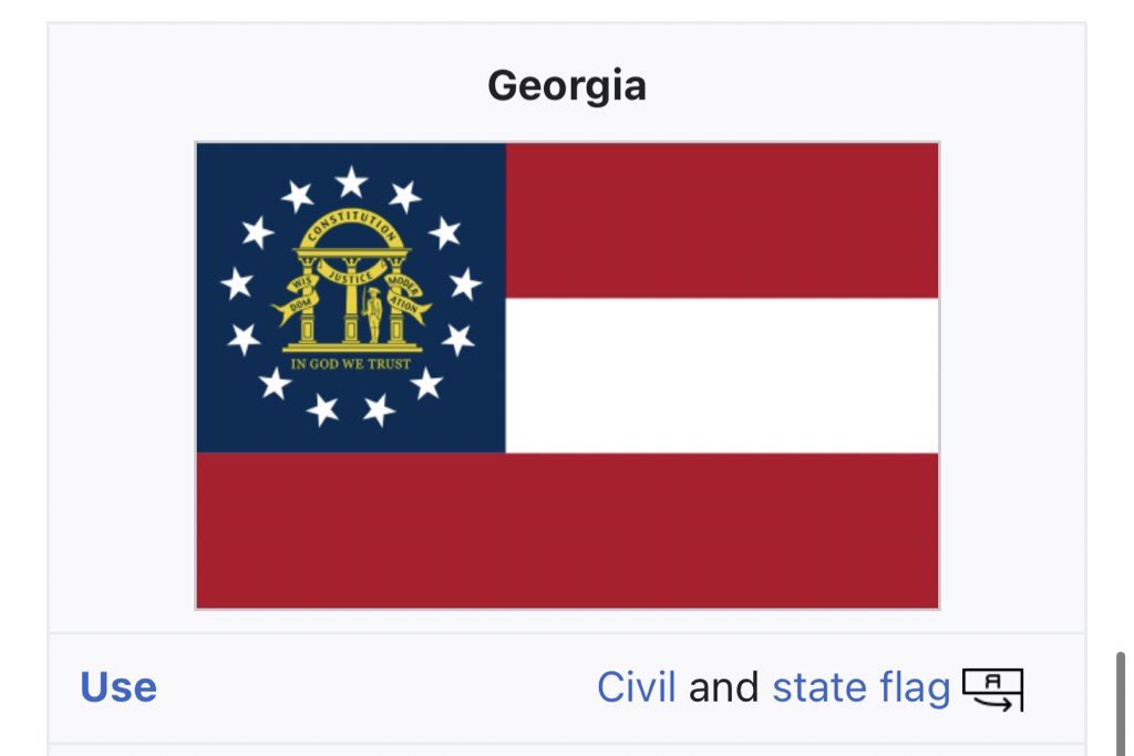 EngagedGeorgia's tweet image. Another week and the Georgia flag is somehow still literally “The Stars and Bars” #JuneTeenth2021 #gapol