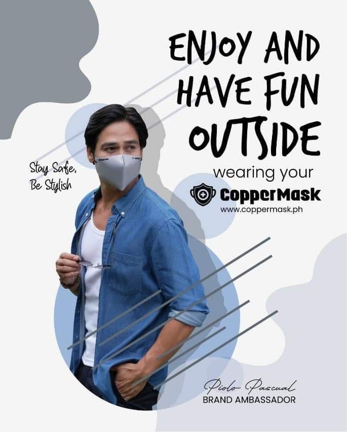 CopperMaskOrig1's tweet image. ✔Kills 99.9% of Bacteria*
✔Blocks 99.9% of Common Bacteria and Viruses**
✔No Detected Harmful Chemicals and Heavy Metals***

Get yours now at coppermask.ph/ordernow/00029…

#TheOriginalCopperMaskPH
#StaySafeInStyle
#ClinicallyProven
#CopperMaskLEVELUP
