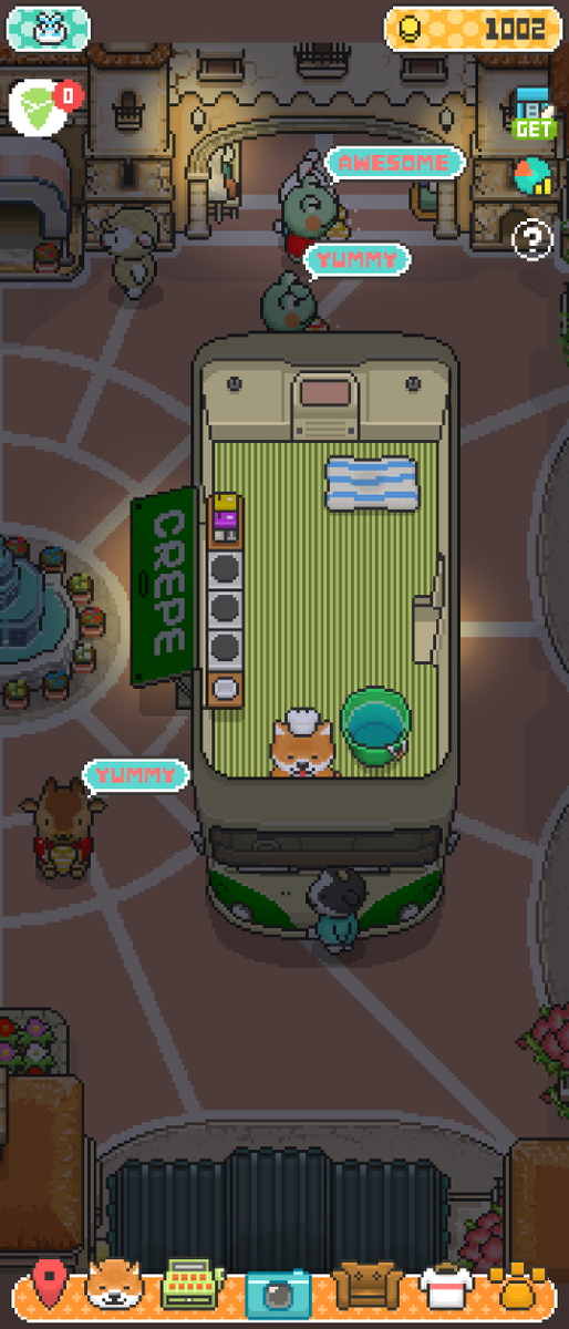 柴犬のクレープ屋さんのtwitterイラスト検索結果