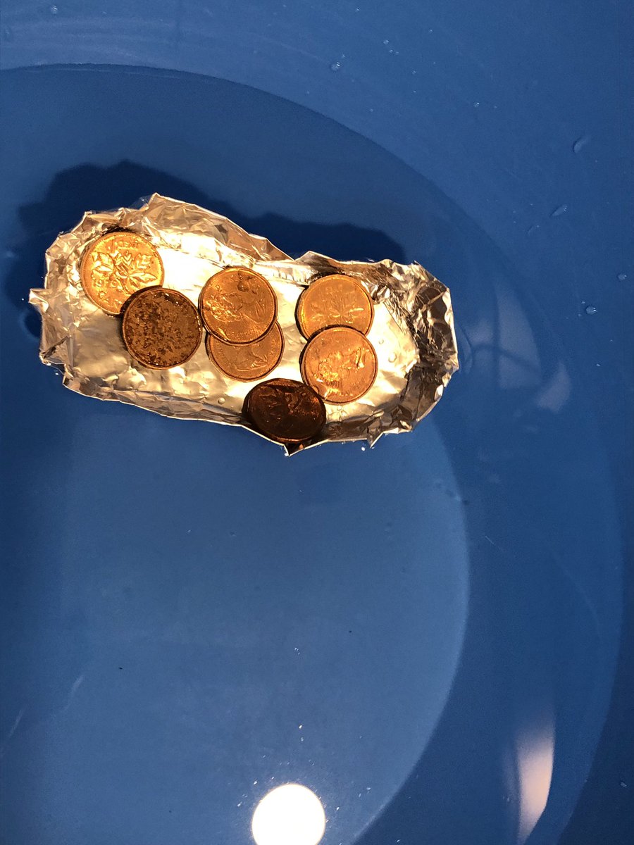 mrs_orchard's tweet image. We had fun with “sink or float” activities the past few days. #FDK #distancelearning #sinkorfloat #tinfoilboat #stem