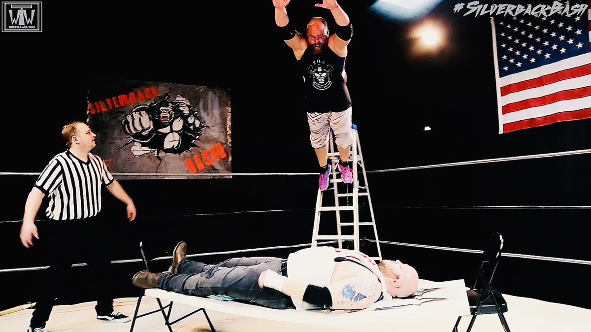 SmashMouthWWT's tweet photo. WWTs #MonsterVerse came to life as @MEGAAAAMONDO battled the Whiskey Bent Bastard @WrathboneIsReal in one of the hardest hitting WWT Championship matches the SmashMouth Jungle has ever seen... But it was The Simian SuperPower who emerged as the #LastManStanding 🦍 #SilverbackBash https://t.co/mYyoYilp1m