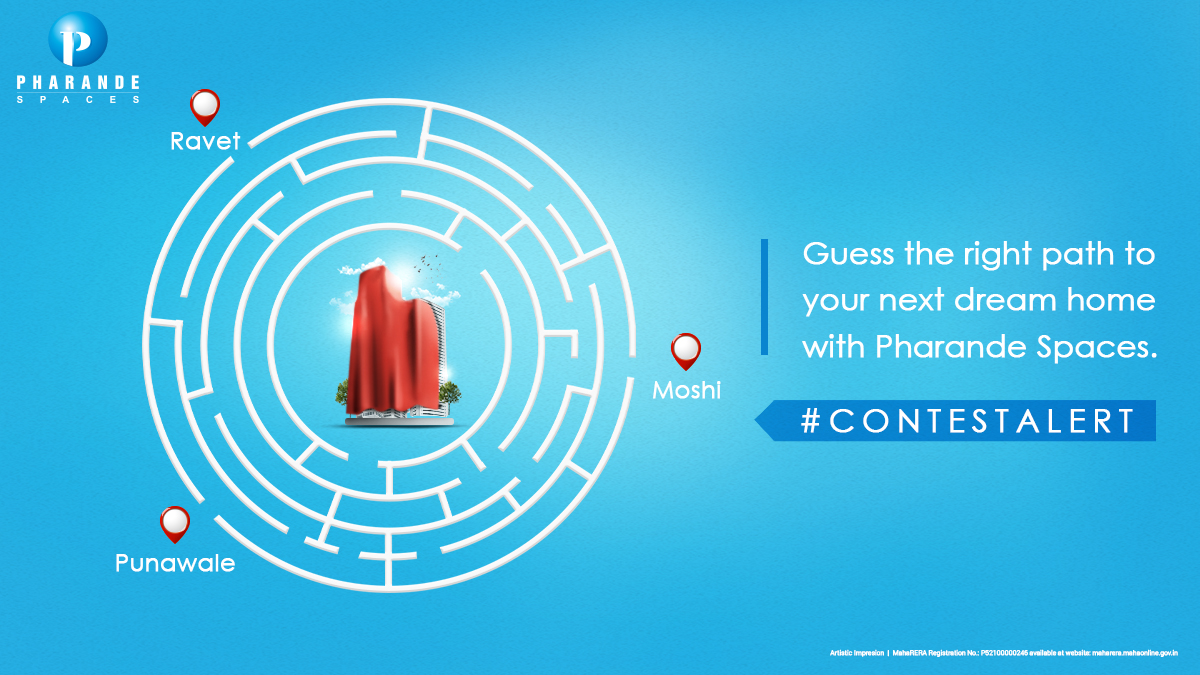 #ContestAlert
Open new doors with us and discover an extraordinary living experience with Pharande Spaces. Guess the right path and comment below with your answers to win exciting prizes. Don't forget to follow us!
#PharandeSpaces #NewPhase #ProjectLaunch #RealEsate #Moshi #Pune https://t.co/RDEflLFrDM