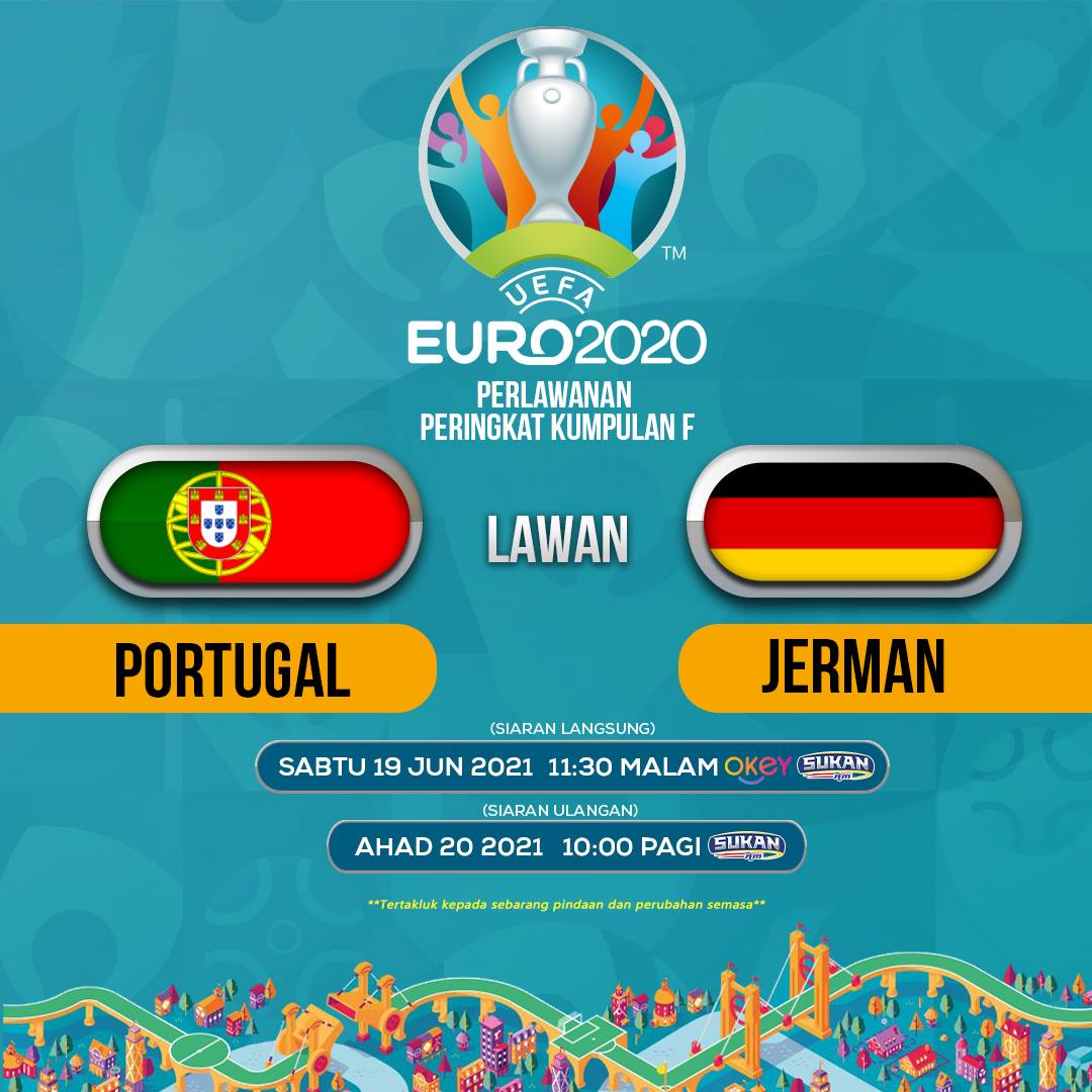 Rtm Malaysia 在 Twitter 上 Siaran Langsung Euro 2020 Group F Portugal Lawan Jerman Pada Pukul 11 30 Malam Ini Di Tv Okey Sukan Tv Rtm Https T Co Y61q2f7n9w Rtmklik Https T Co 8apvhpvgb1 Twitter