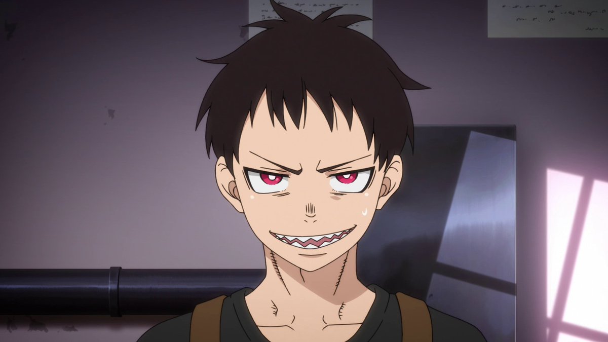 AnimeTV チェーン on X: Burns and Joker 🔥 — Watch Fire Force on Crunchyroll!   / X