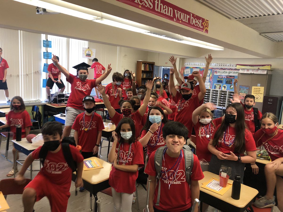 5R celebrating after their clap out today! I’m going to miss these kids so much but I know that they will accomplish great things as they progress in their academic careers #AwesomeAmvet