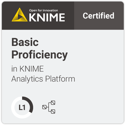 bjaldoshi's tweet photo. KNIME Certified!
#KNIME https://t.co/u04q0TF8l0