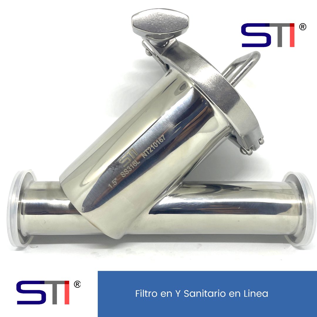 Filtros Sanitarios STI disponibles desde 1,5” hasta 3” para aplicaciones alimenticias. #panama #alimentos #bebidas #sanitary