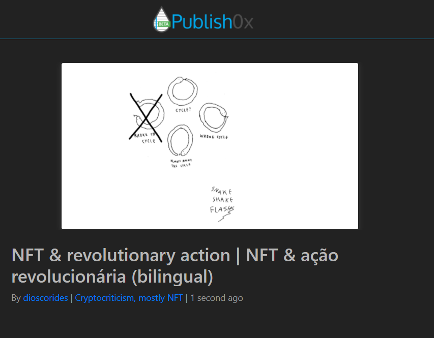 dioscorides_jp's tweet photo. Here's my second criticism on @hicetnunc2000's residency. I wish to develop more these ideas, but on I had my Friday share and wish to drink under lockdown.
@NinoArtCripto is now mentioned so we can talk History a bit.
https://t.co/FxssgZstUs

#NFTCommunity #NFT #cryptoart https://t.co/DZQK3OdVyL