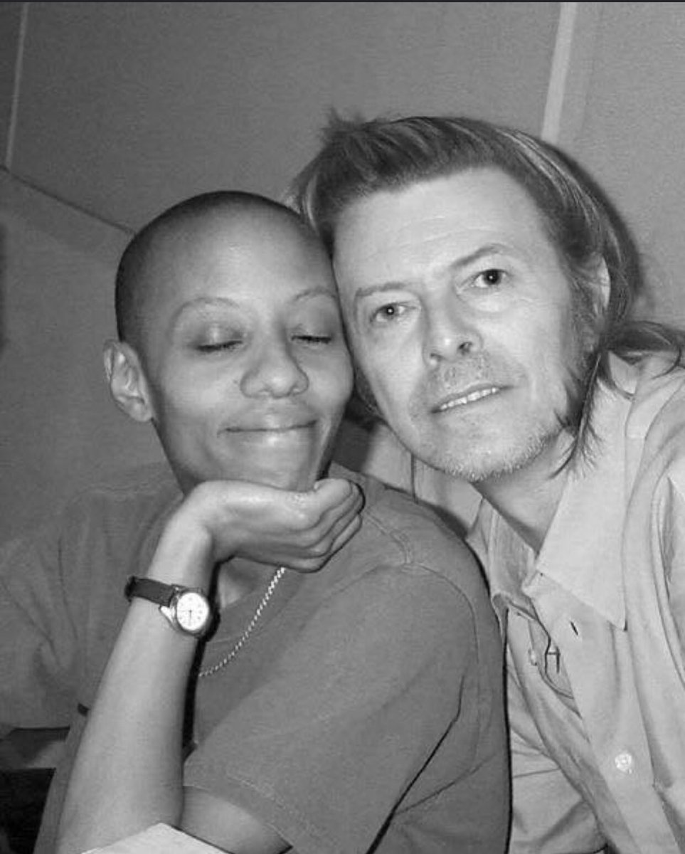 David Bowie and Gail Ann Dorsey two talented musician and wonderful friends ❤️