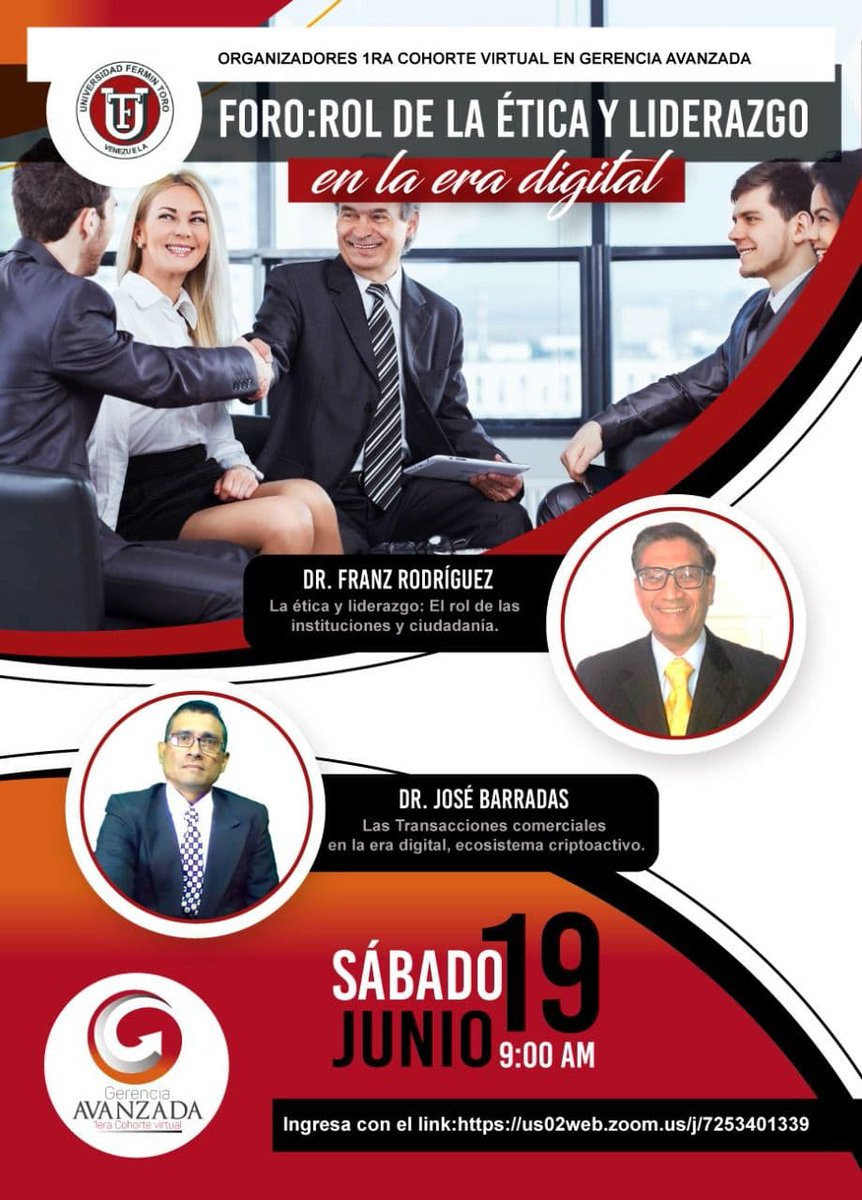 Dr_JBarradas's tweet photo. La cita es mañana. Cordialmente invitados. El acceso es libre. https://t.co/3uGJZjmVI8     #UFT #jbarradas #Lara #Venezuela #cripto #criptoeconomía #fintech https://t.co/v279tAndI9