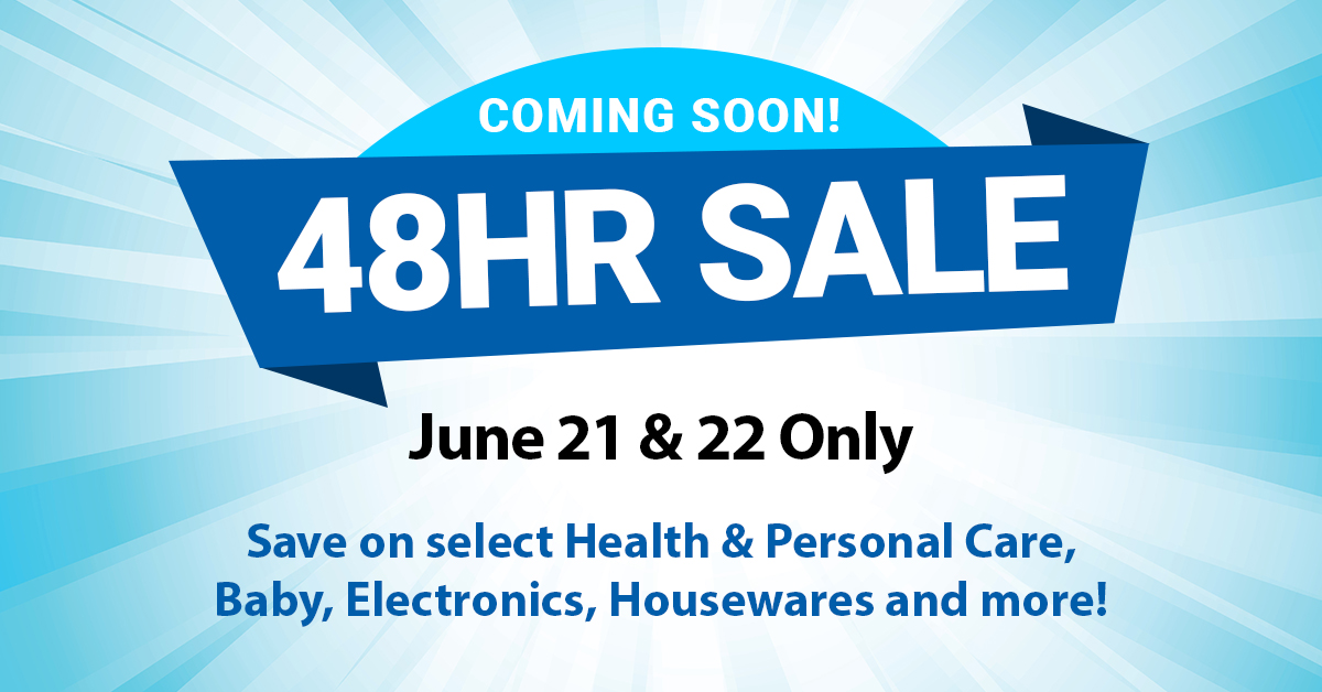 Our 48HR Sale starts Monday at 12AM PST!
Don't miss out on great savings for a very limited time.