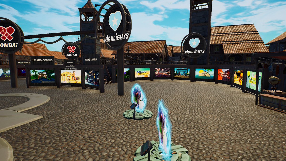 sr_noob5's tweet image. More Images of my Hub submission for Summer. I do some changes for the New Layout. I like this Hub a lot.😄
@FNCreate @MajorasMidna 
#FortniteCreative #CreativeSummer