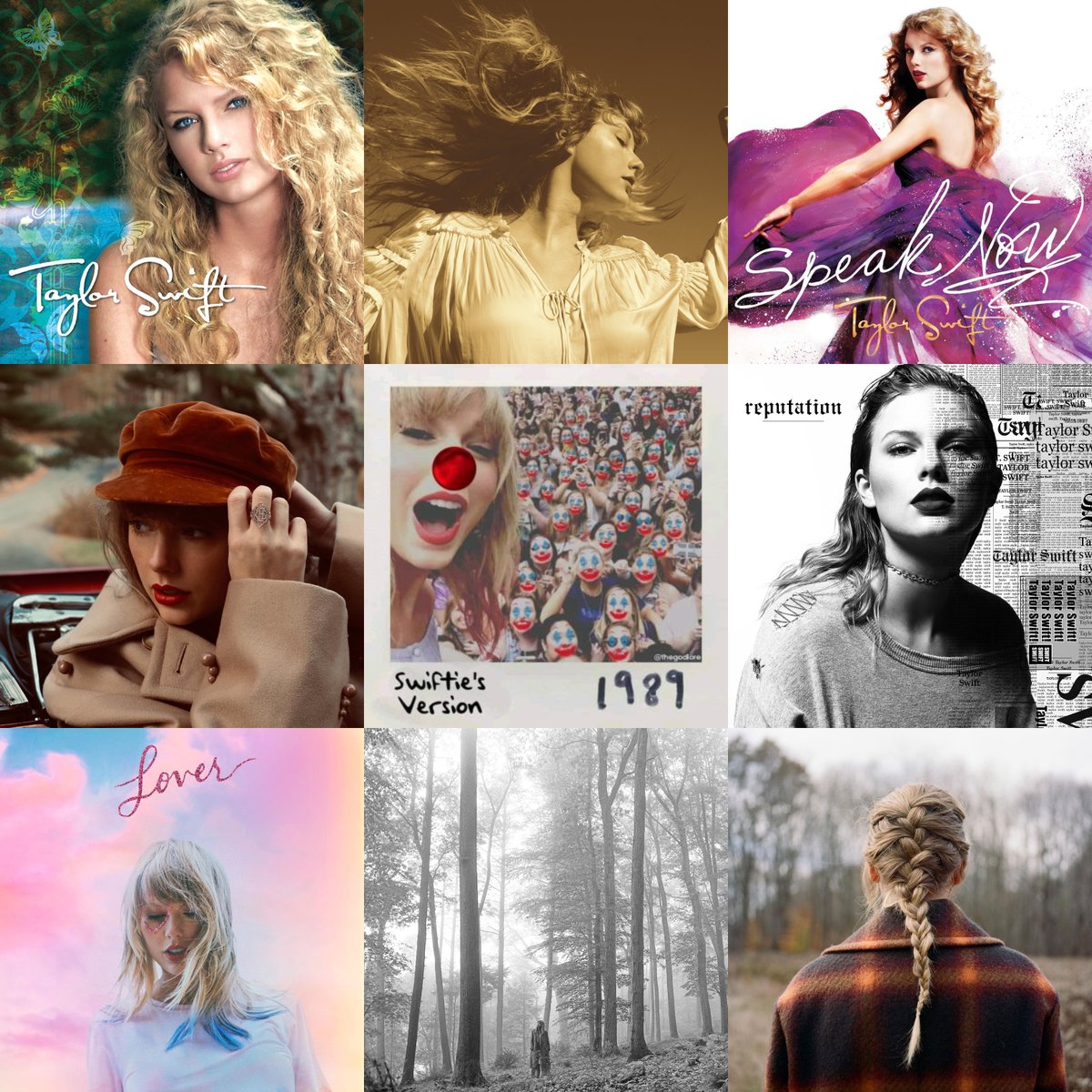 lobosagustin_'s tweet photo. Taylor Swift's discography https://t.co/gXdtZDbpEF