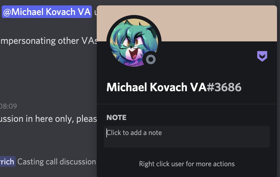 Michael Kovach on X: Just wanna remind everyone that if you see me on  Discord (Kovy Cat pfp) and I am talking about / actively promoting  projects, myself, etc - that's totally