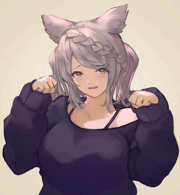 お題箱より だぼだぼ服フラウ 