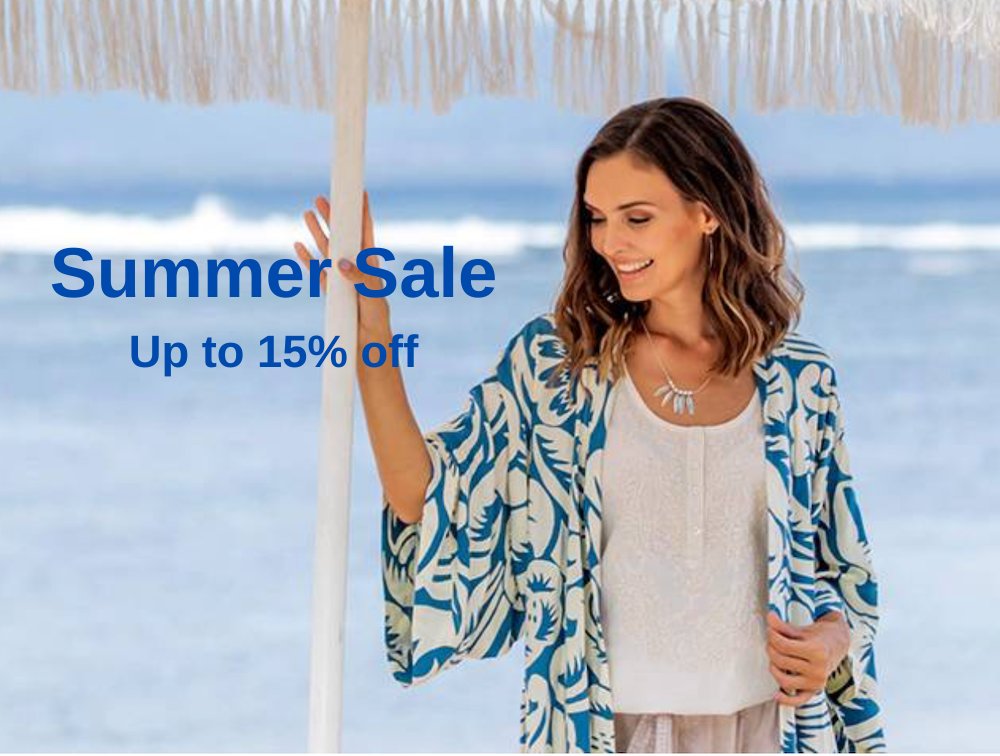 Summer is here! Get into the mood for warm days, fun outings, and new, beautiful items! Enjoy up to 15% off during our Summer Collection Sale now through Sunday!
Shop here: bit.ly/33bLsEq
#handmade4life #Summer2021