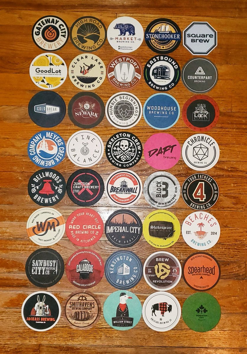 DT35169921's tweet photo. Here's a small selection of some of my #coastercollection from microbreweries all over #Ontario I have lots more and always looking for new ones from breweries all over Canada.

#coasters #Ontariobeer https://t.co/lDaiiewnbt
