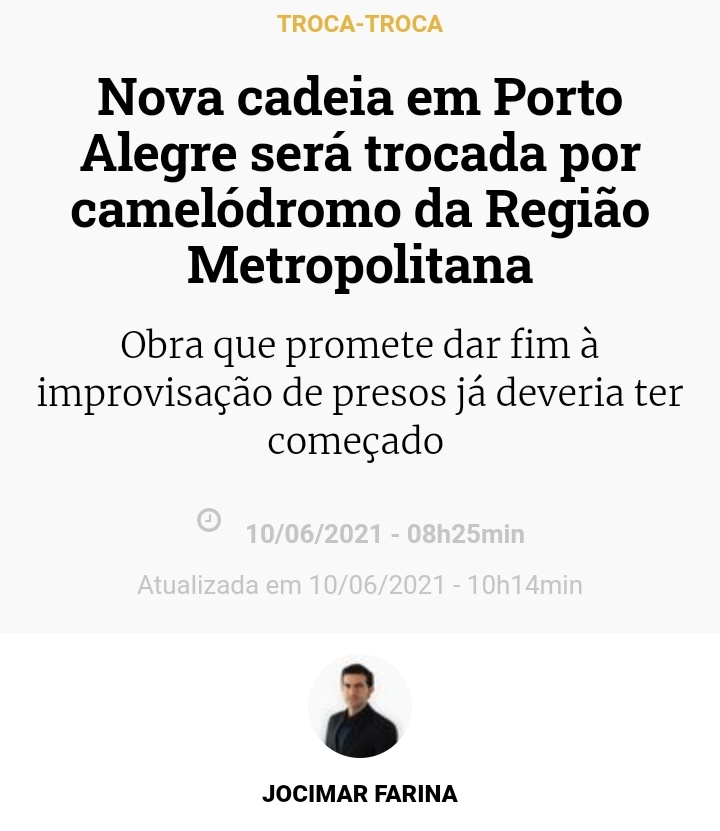 OvelhaN88739707's tweet photo. @gzhdigital O governo precisa dar atenção ao sist prisional. Não tem vagas, déficit d efetivo é enorme, obras abandonadas
Chega de descaso
Nomeação de TODO CR do concurso da @seapensusepe JÁ!

🤷‍♂️
#AprovadosSusepe2017
#NugespJá
#PresídioGuaíbaJá
@EduardoLeite_
@DelegadoRanolfo
@MauroHauschild https://t.co/k6ZAnh2dJB