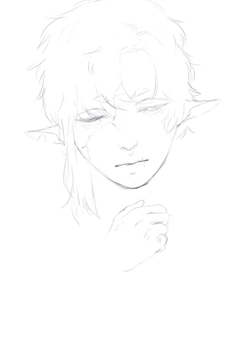 This is the first time i feel scared by one of my drawings
WHY THE HELL LOOKS SO- IDK??? REAL???? 