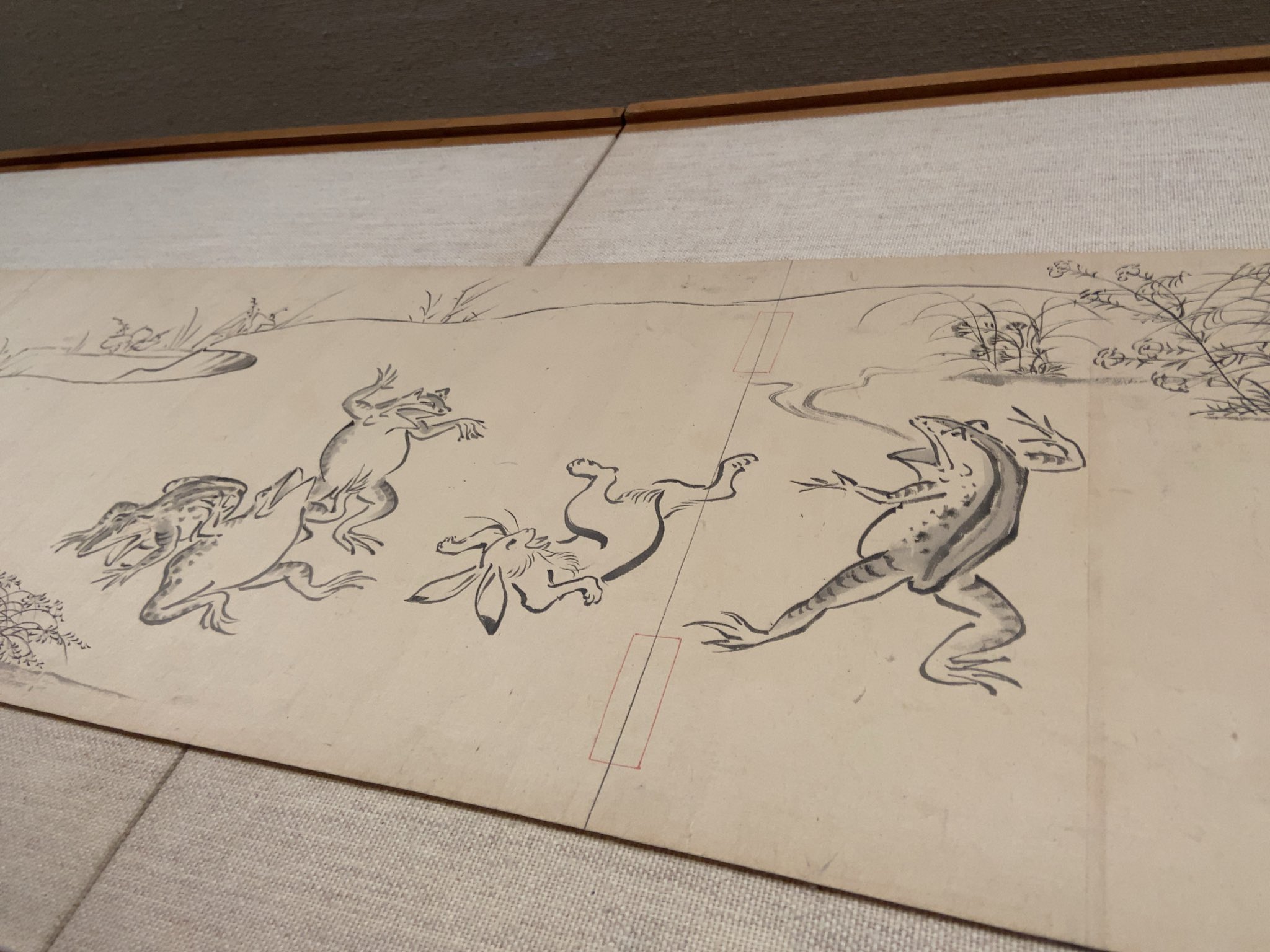 やん 東京国立博物館の鳥獣戯画展のチケットは取れなかったけど 常設展の中にもスピンオフの形で展示はある T Co Ybr3oe4w8k Twitter