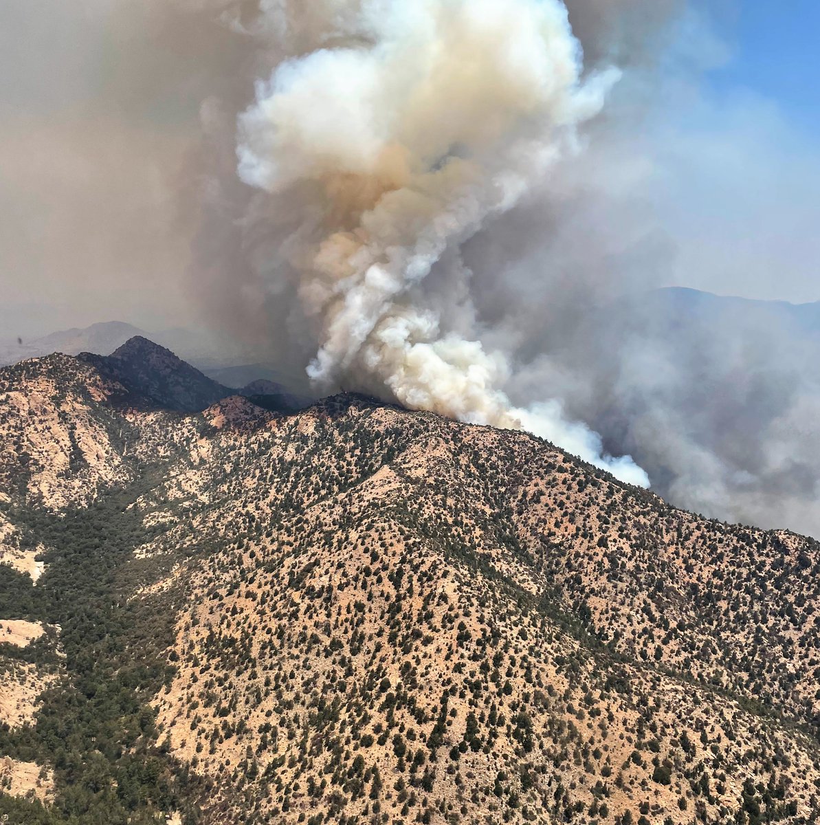 PinnacleInfo21's tweet image. Aerial recon photos taken this morning on the #PinnacleFire show burning in steep, rocky terrain within the Wilderness. Stay up on the latest: inciweb.nwcg.gov/incident/7523/ #AZFire