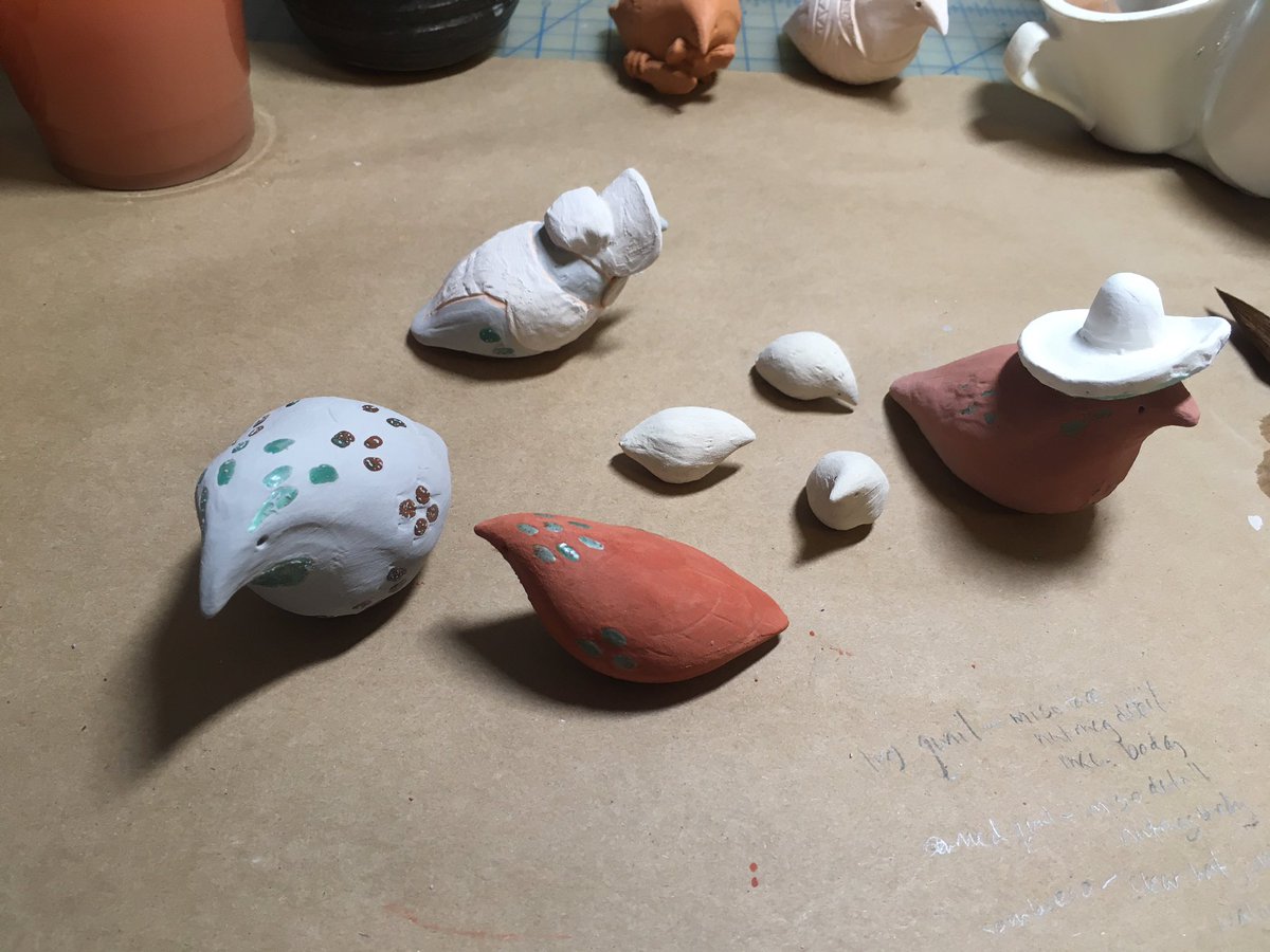 SarahWithTea's tweet photo. Thanks for coming to my part glaze workshop part unboxing part happy hour #FridayTeaTime. https://t.co/IidPbTEeA5
