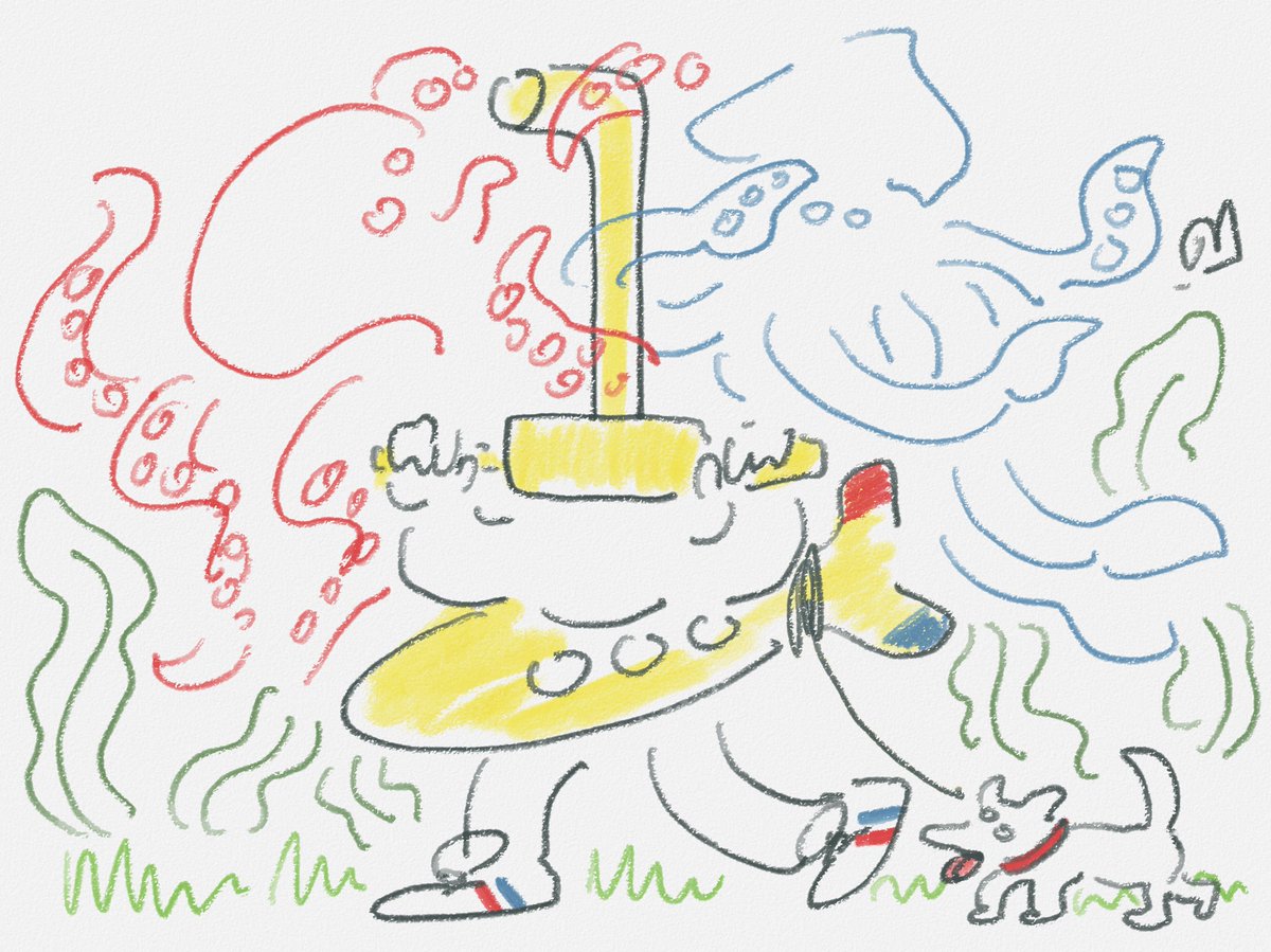 YunyunKenkenpa's tweet photo. my submarine
#submarine #octopus #spuid #潜水艦 #イカ #タコ
#illustration #illust #イラストレーション #イラスト #art #artwork
天気の変化を楽しむ https://t.co/LB0umXXHRq